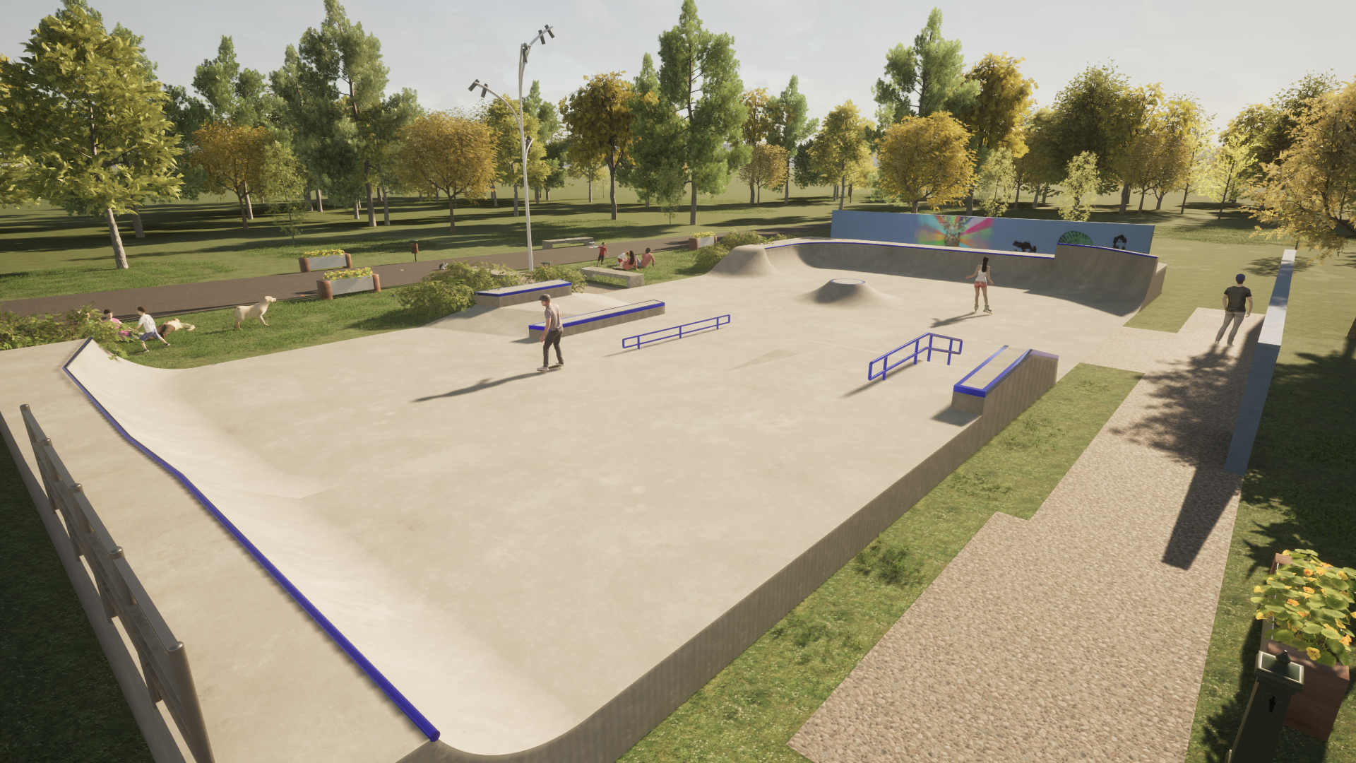 Skatepark Riesa Merzdorf Visualisierung
