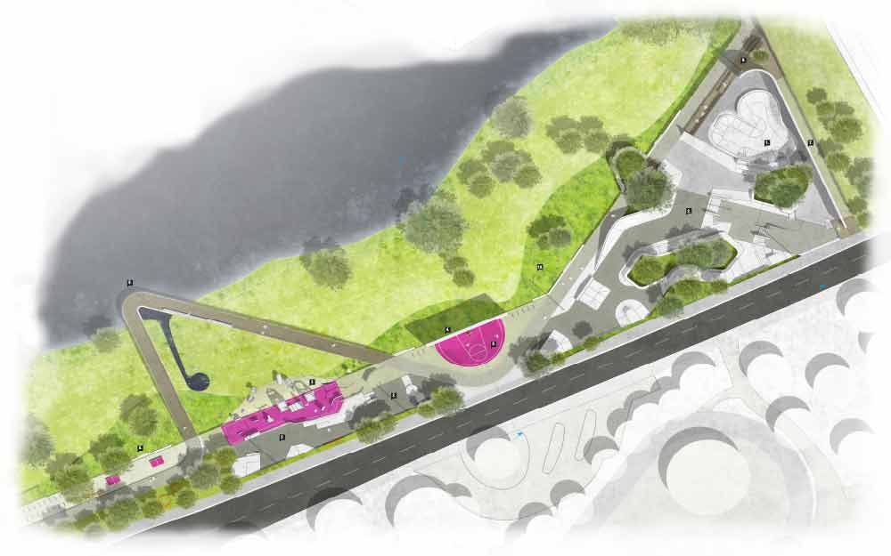 Skatepark Eckernförde Wettbewerb 2. Platz