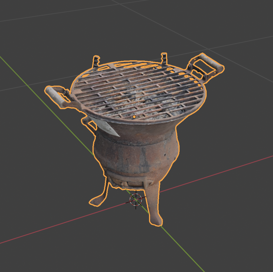 3D Scan Grill Photogrammetrie