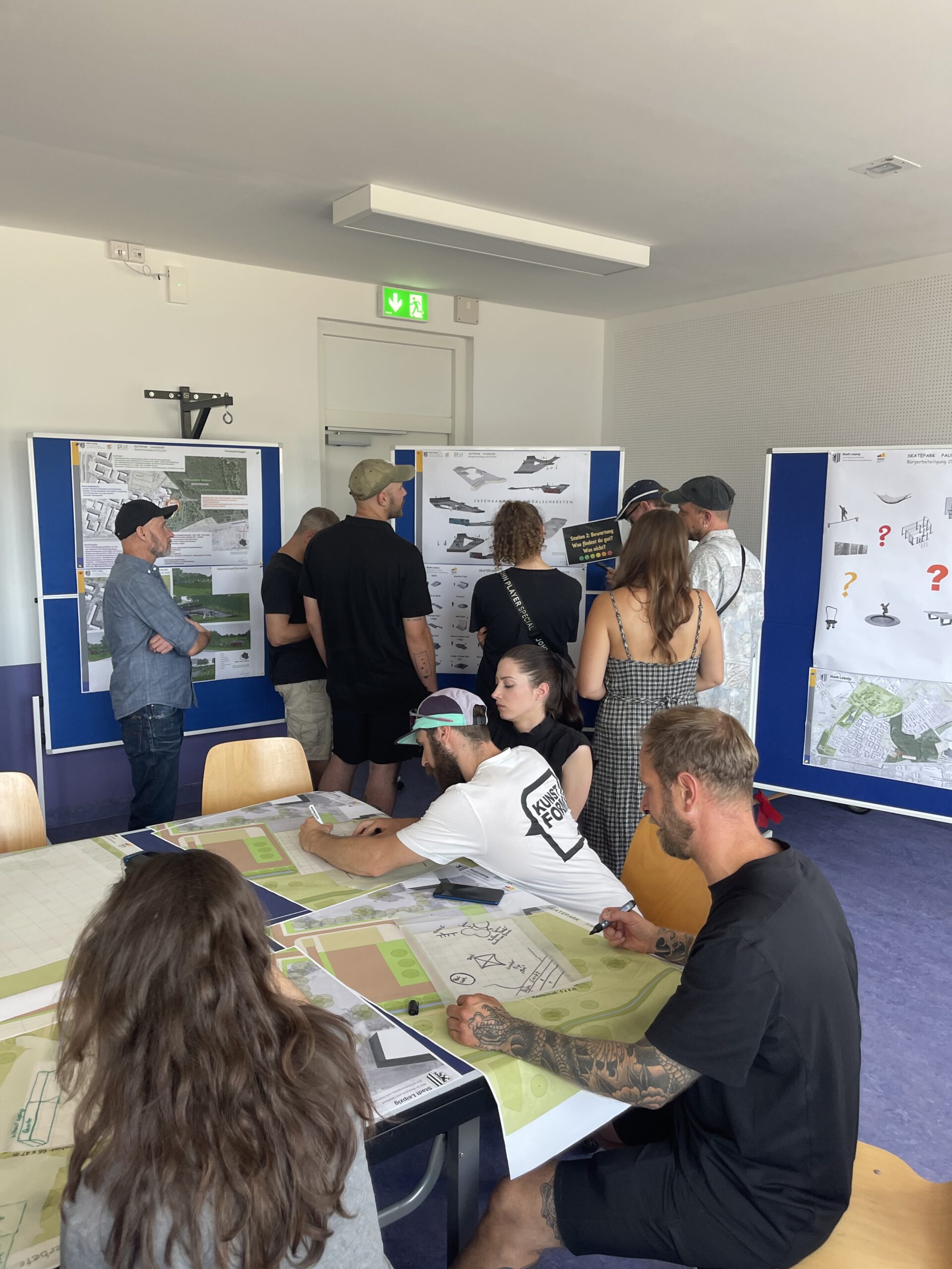 Skatepark Workshop Moderation
