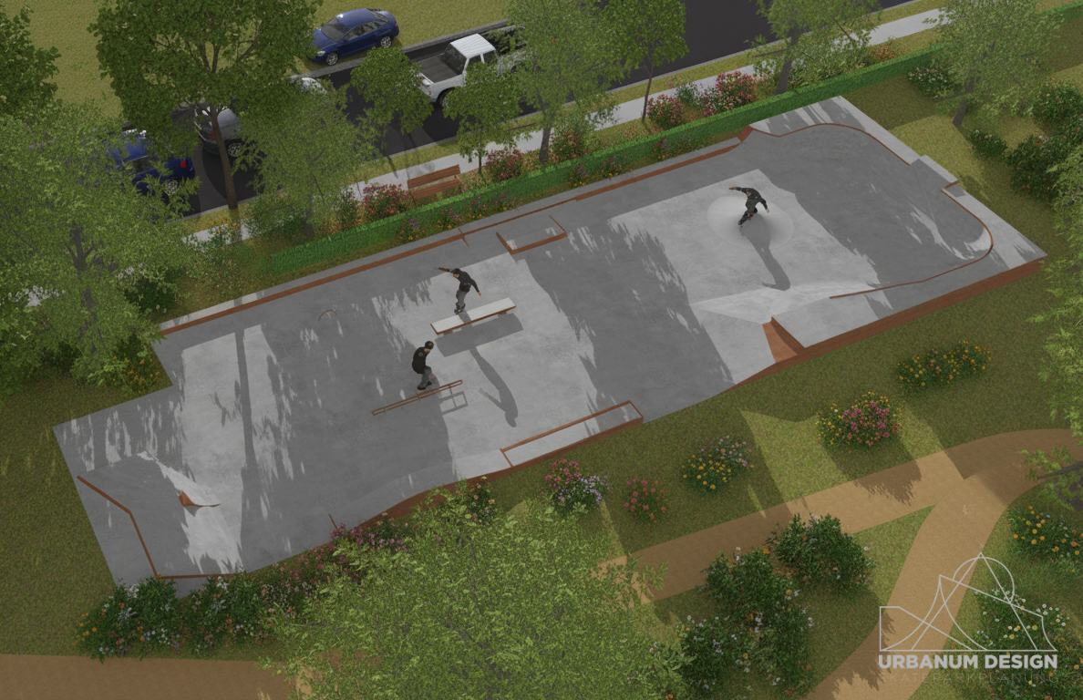 Skatepark Pankow Berlin Visualisierung Christoph Weiss