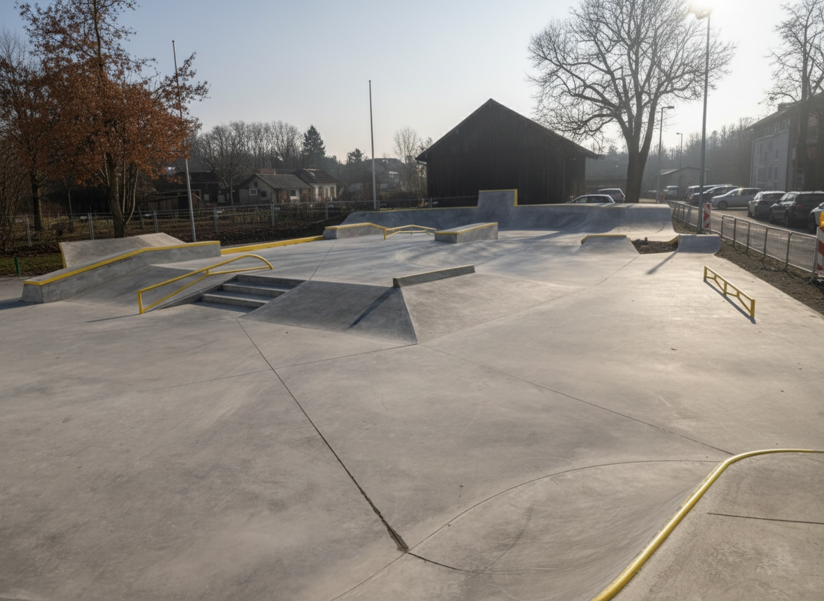 Skatepark Pfarrkirchen Gesamtansicht
