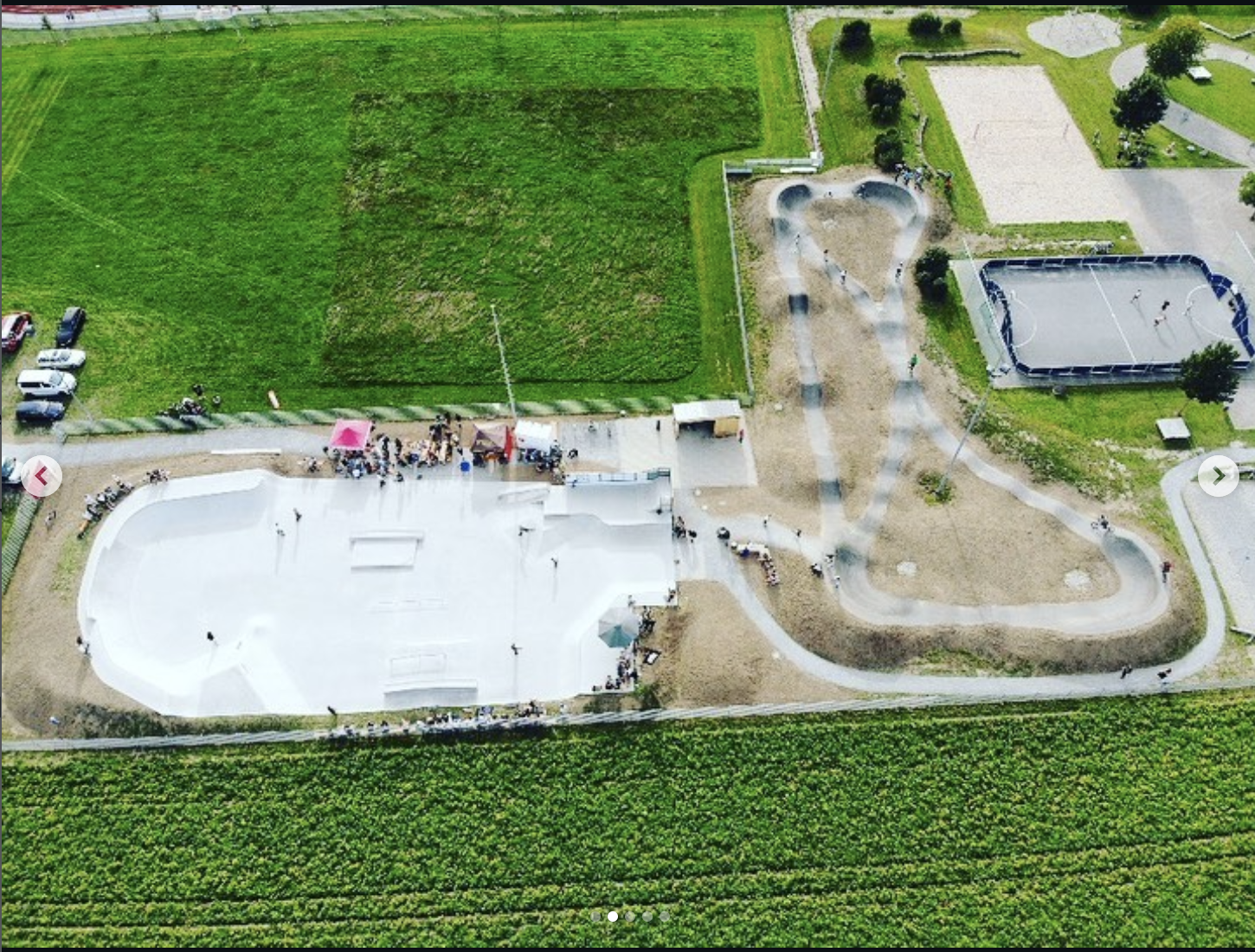 Skatepark Wallersdorf Top View