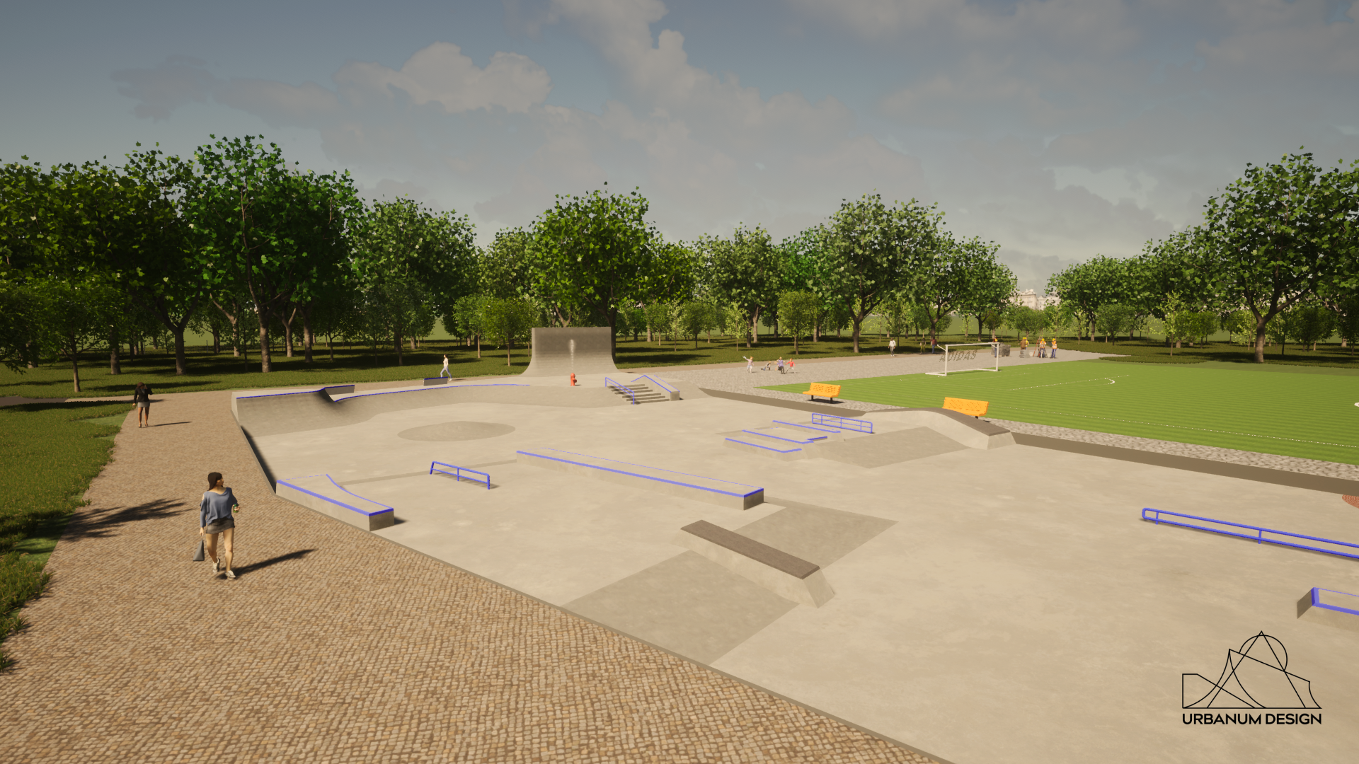 Skatepark Burgweinting Design Urbanum Design